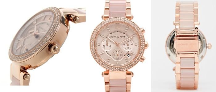 Mua Đồng Hồ Michael Kors MK6110 Cho Nữ v&agrave;ng hồng, ch&iacute;nh h&atilde;ng Mỹ, Gi&aacute; Tốt